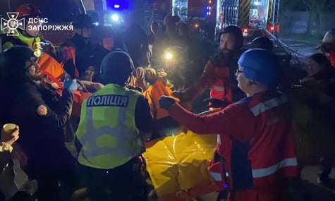 В Запорожье — 33 пострадавших в результате российской атаки ночью на 2 мая